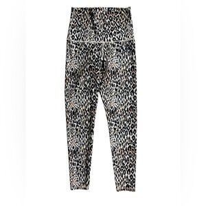 Emily Hsu | Large Shiny Super High‎ Waist Cheetah Print Leggings